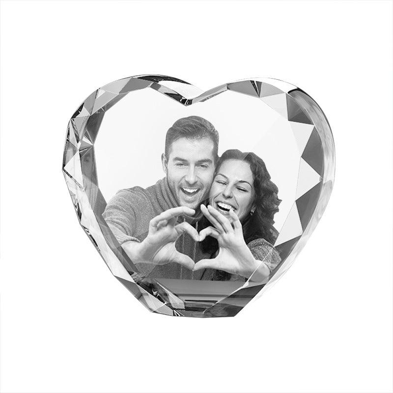 3D Crystal Photo, Glass Pictures, Glass Picture Frames, Photo in Glass - Cushy Pups