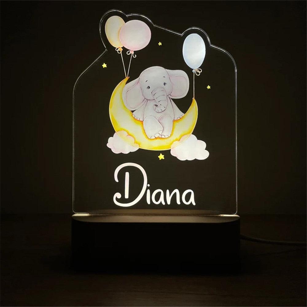 Acrylic Night Light - Illuminate Your Nights with Personalized Style - Cushy Pups