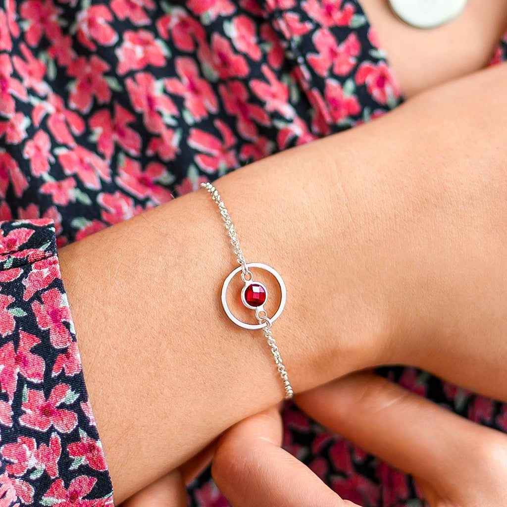 Birthstone Bracelet - Family Birthstone Bracelet, Birthstone Charm Bracelet by Cushy Pups - Cushy Pups