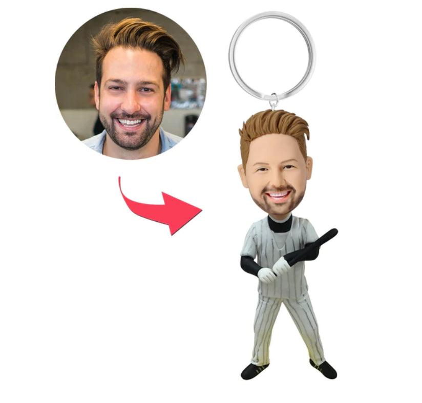 Bobble Head Custom, Personalized Bobblehead from Photo, Best Custom Bobbleheads, Bobblehead Keychain - Cushy Pups