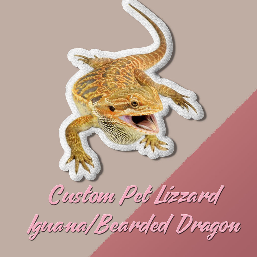 Custom Bearded Dragon Pet Pillow, Lizard Lover Gifts - Cushy Pups