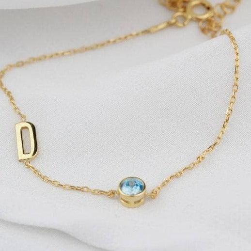 Custom Birthstone Jewelry, Birthstone Bracelet, Birthstone Colors - Cushy Pups - Cushy Pups