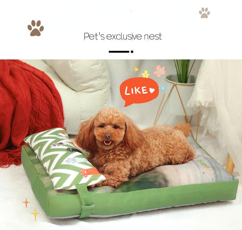 Custom Dog Bed, Personalized Dog Bed - Pamper Your Pooch - Cushy Pups - Cushy Pups