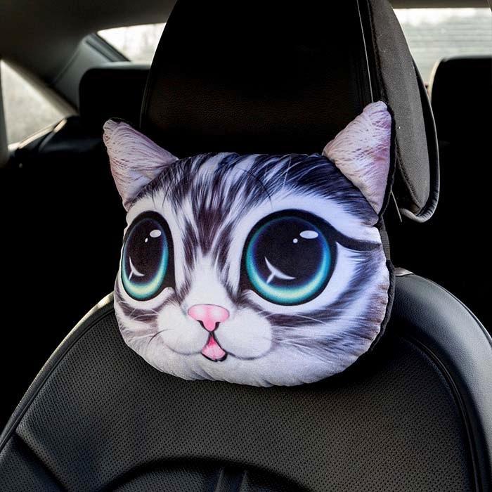 Custom Dog Headrest For Cars | Car Seat Headrest for pets personalzied with Photos - Cushy Pups