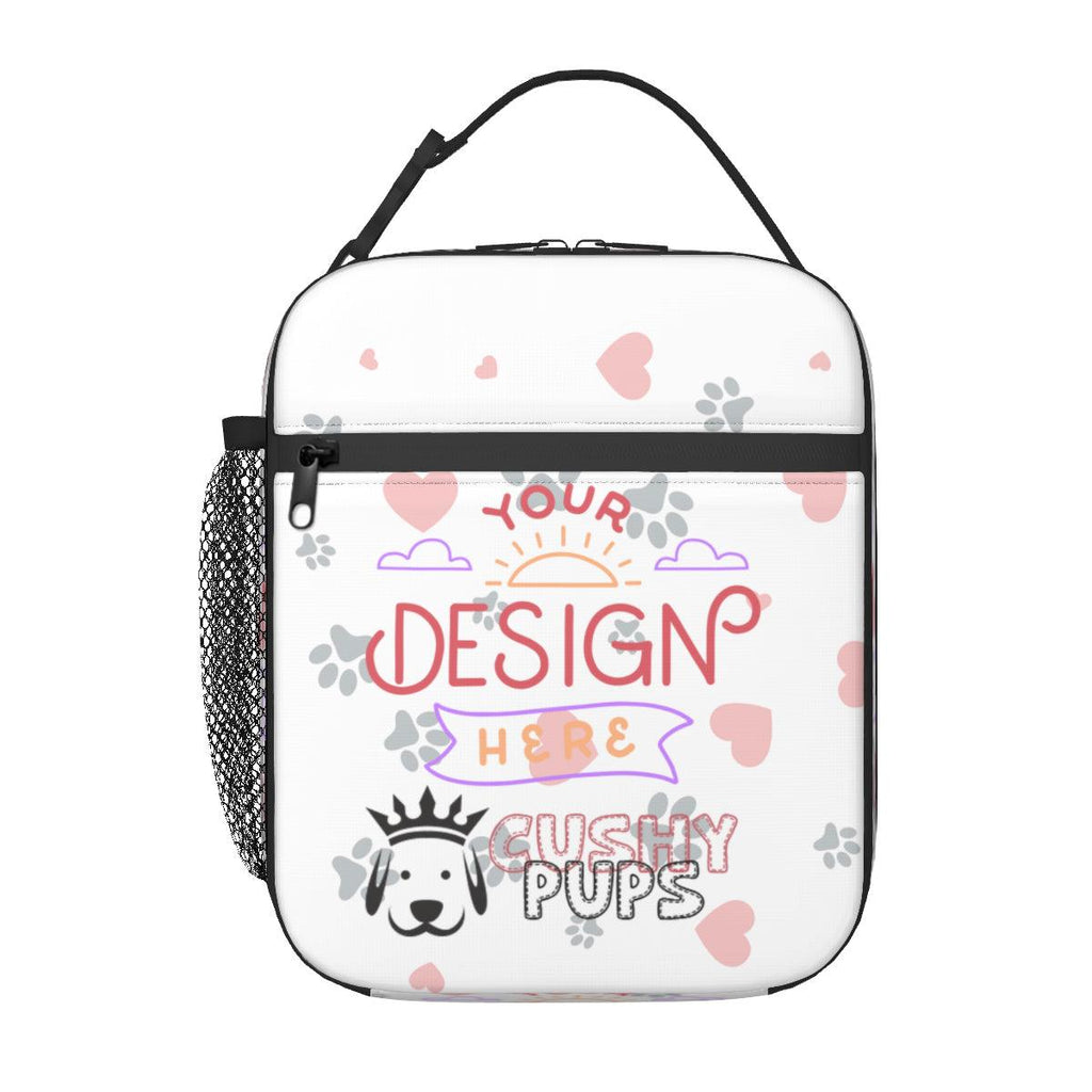 Custom Lunch Bag, Personalised Lunch Bag, Personalized Lunch Bags, Personalised Lunch Bags for Adults - Cushy Pups - Cushy Pups