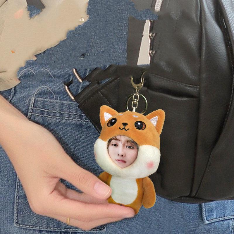 Diy Face Doll Keychain Customized Photo Doll 3D Doll Pendant Girlfriends Holiday Creative Birthday Gift Rabbit Accessories - Cushy Pups