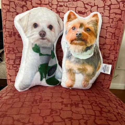 Dog Pillow, Custom Pillows, Custom Shaped Pillows - Cushy Pups