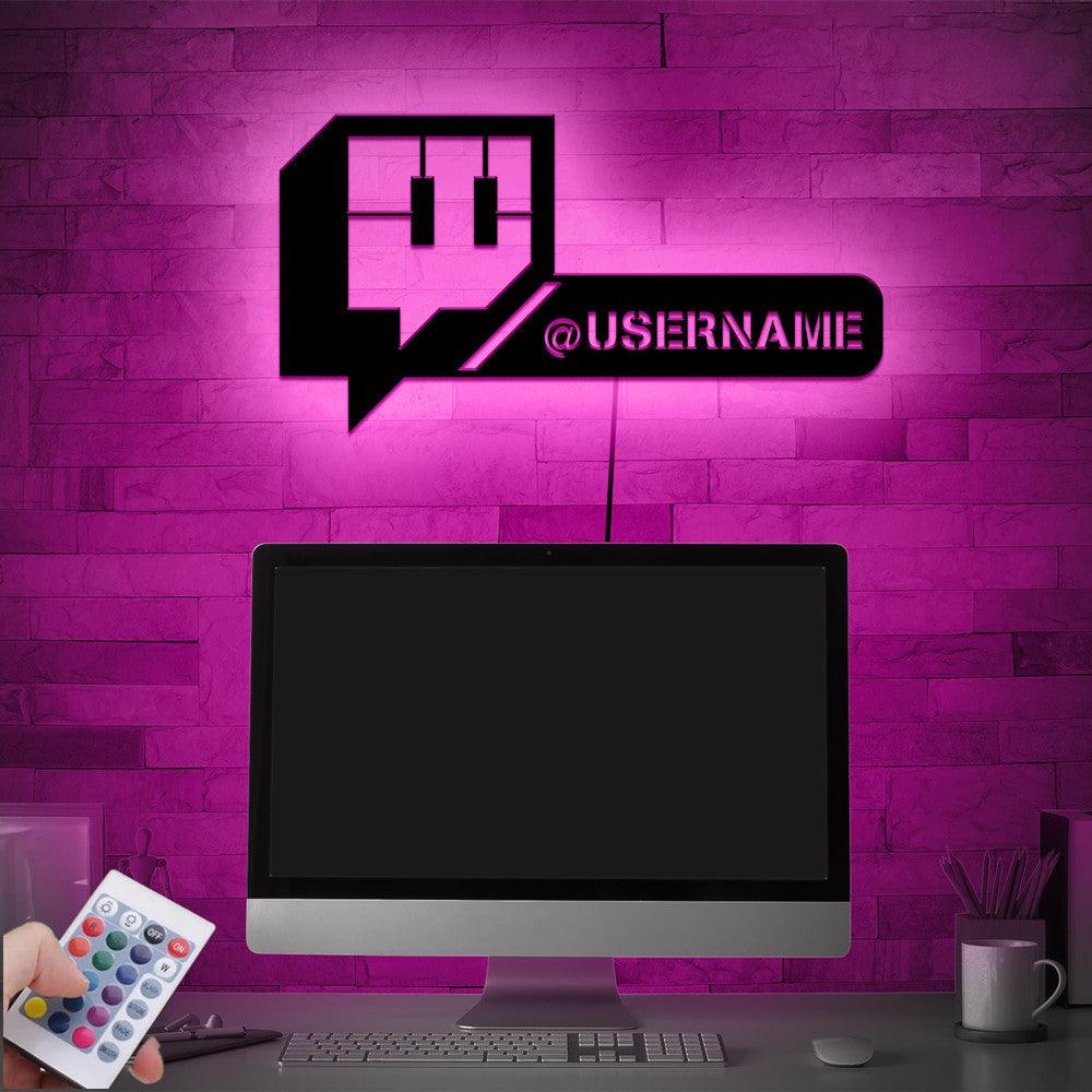 Personalize Username Neon Sign Wall Lamp - Cushy Pups