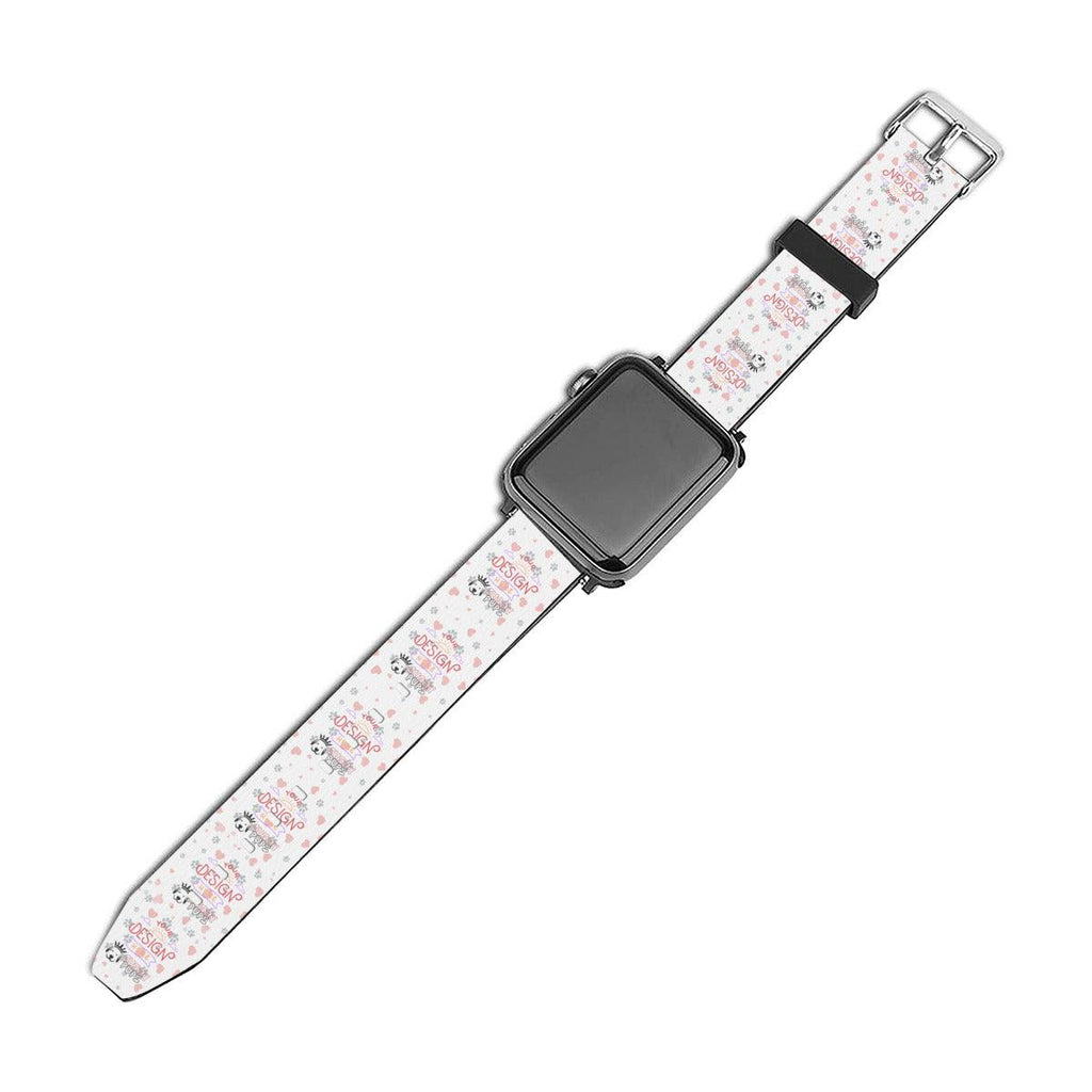 Personalized Apple Watch Band - Custom iWatch Band, Customized Apple Watch Bands by Cushy Pups Apple iWatch Strap|PU Leather - Cushy Pups