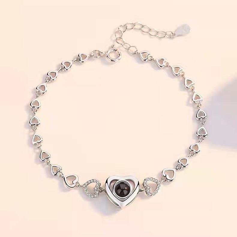 Personalized Photo Bracelet, Picture in Bracelet, Photo Projection Bracelet, Picture Bracelet - Cushy Pups