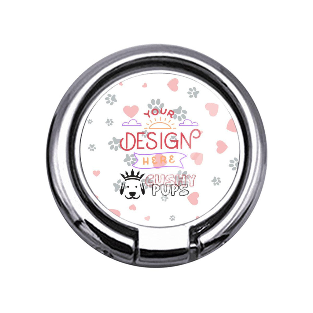 Personalized Ring Holder, Cell Phone Ring Holder, Custom Ring Holder, Personalised Ring Holder - Cushy Pups - Cushy Pups