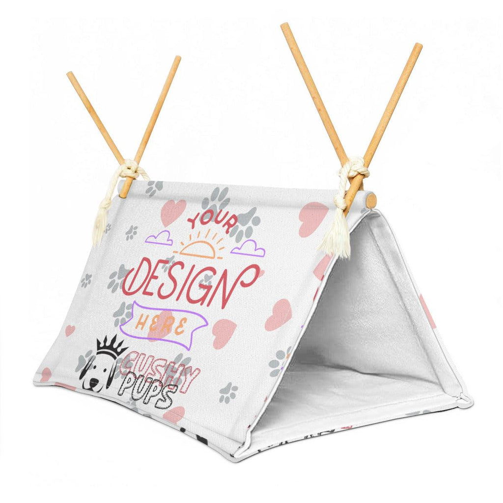 Pet Crawl House | Flax - YOUR DESIGN HERE Custom Cat Houses, Custom Pet Tent, Custom Pet Crawl House - Cushy Pups - Cushy Pups