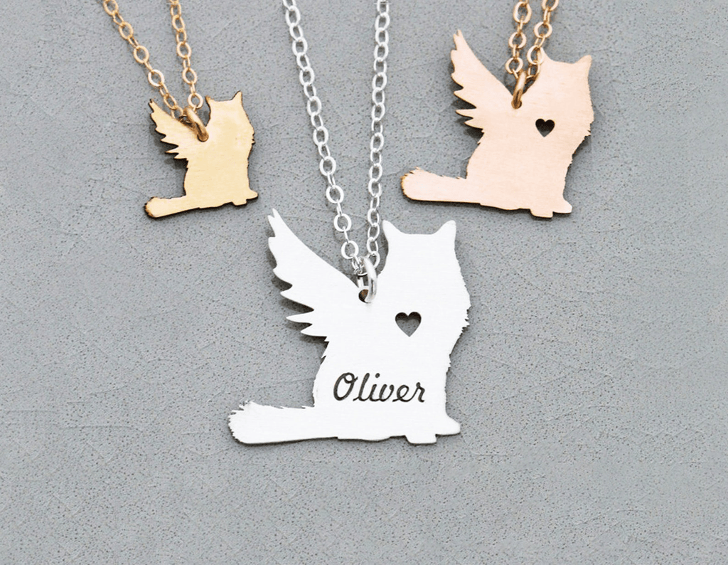 Sympathy Gift for Loss of Cat - Cat Passed Away Gift, Personalized Cat Loss Gift by Cushy Pups - Cushy Pups