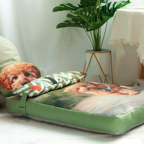 Custom Dog Bed, Personalized Dog Bed - Pamper Your Pooch - Cushy Pups - Cushy Pups