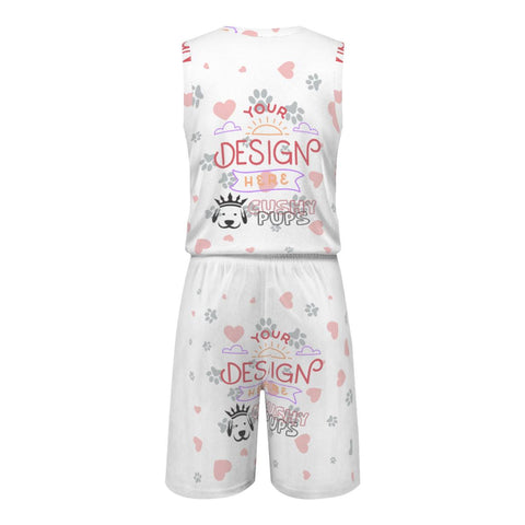 Custom Pajama Set - Personalised PJs for Women, Customized PJs Set by Cushy Pups - Cushy Pups