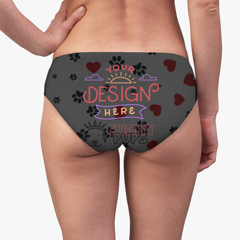 Custom Photo Underwear - Personalised Underwear with Your Own Photos, Customized Undergarments by Cushy Pups - Cushy Pups