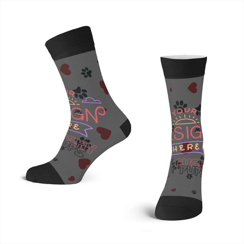 Custom Socks, Personalised Socks, Face Socks, Socks with Faces, Custom Face Socks - Cushy Pups - Cushy Pups