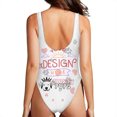 Custom Swimsuit - Bathing Suit with Face, Swimsuit with Face, Personalised Swimsuit by Cushy Pups - Cushy Pups