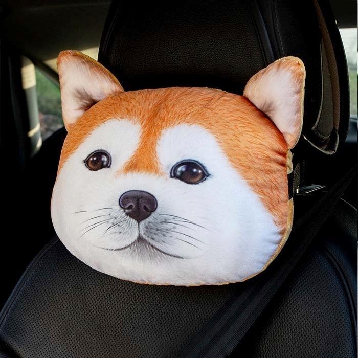 Cat Car Headrest Pillow