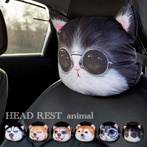 Customized Head Rest | head rest pillow | Car Seat Headrest | Neck Pillow Cushion | headrest - Cushy Pups