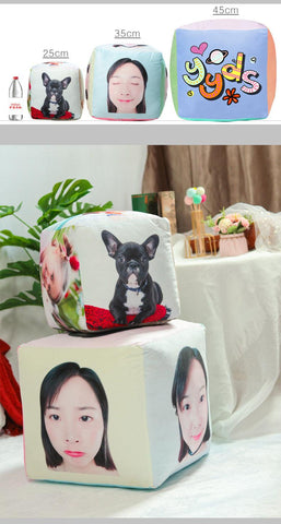 Handcrafted Personalized Pillow Cube - Perfect Gift for Any Occasion - Cushy Pups