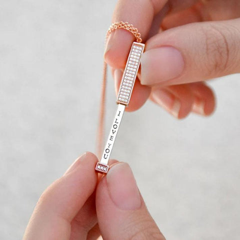 Hidden Message Ring Necklace
