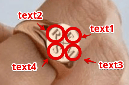 Initial Ring - Letter Ring, Initial Signet Ring by Cushy Pups - Cushy Pups