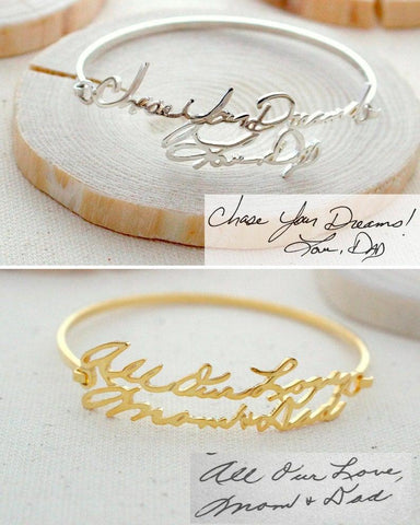 Name Bracelet - Personalized Name Bracelets, Bracelets with Names on Them, Gold Name Bracelet by Cushy Pups - Cushy Pups