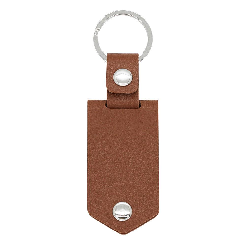 Personalised Leather Keyring, Custom Leather Keychains, Personalized L