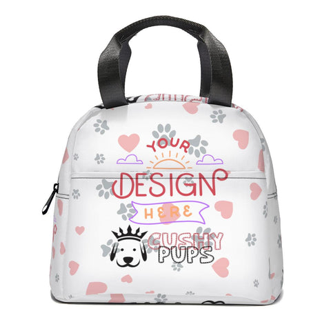 Personalised Lunch Bag, Personalized Lunch Bags, Custom Lunch Bag, Promotional Lunch Bags - Cushy Pups - Cushy Pups