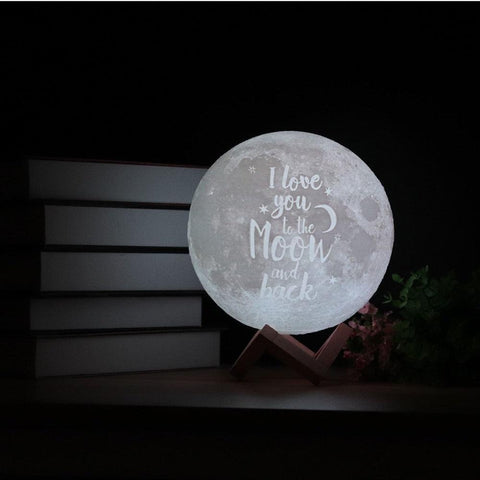 Personalised Moon Lamp, Personalized Moon Lamp, Personalised Photo Lamp, Personalised Picture Light - Illuminate Your Space - Cushy Pups