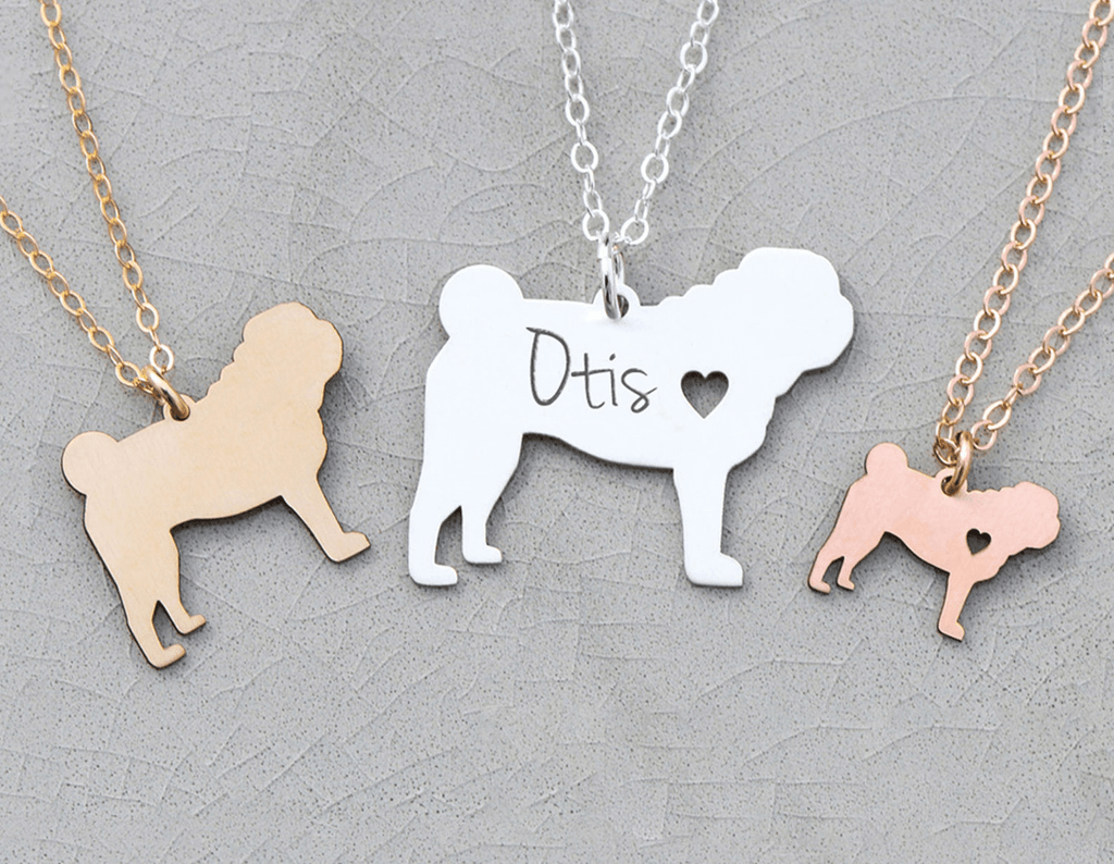 Personalized Dog Tag Pendant Necklace - Personalized Dog Tag Pendant by Cushy Pups - Cushy Pups