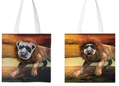 Personalized Photo Tote Bags, Photo Canvas Bag, Photo Bags Personalized - Cushy Pups - Cushy Pups