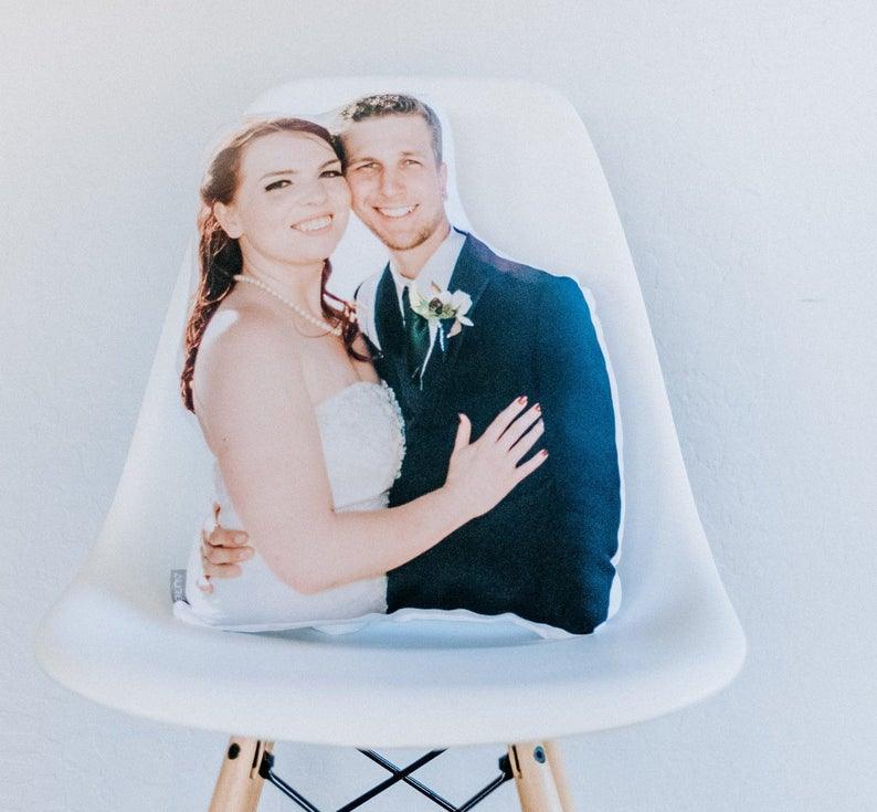 custom wedding pillow