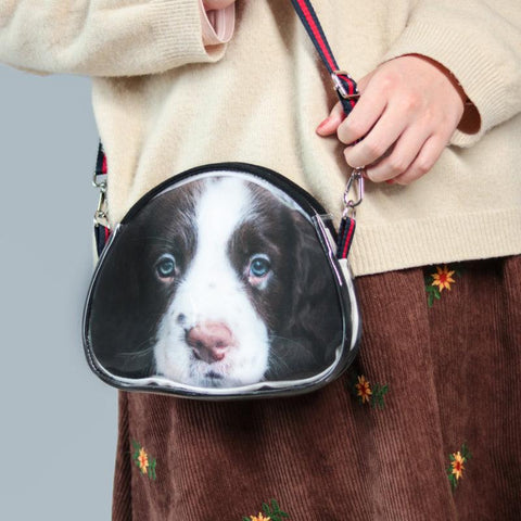 Photo Bags Personalized, Personalized Photo Tote Bags, Custom Photo Tote Bags - Cushy Pups
