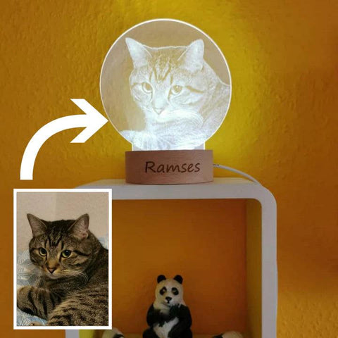 Photo Lamp Gift, 3D Photo Lamp, Personalised Photo Lamp, Custom Photo Lamp - Illuminate Your Memories - Cushy Pups