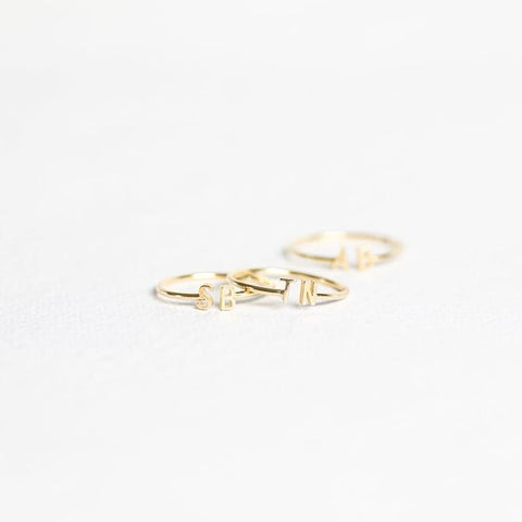 Heart-Touching-Initial-Rings-2 | Engraved promise rings, Heart shaped rings,  Couple rings gold